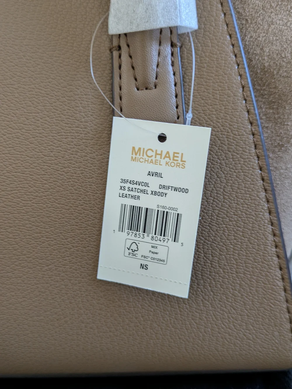 Michael Kors Avril Extra-Small Leather Satchel